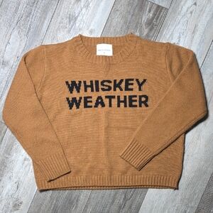 Panache Apparel | Whiskey Weather Knit Boxy Oversized Crewneck Sweater Sz Md